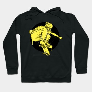 Skateboarding monster Hoodie